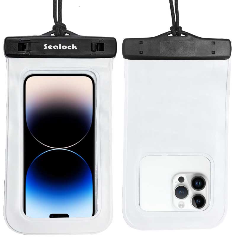 SL-A064 universal IPX8 waterproof phone pouch with camera window
