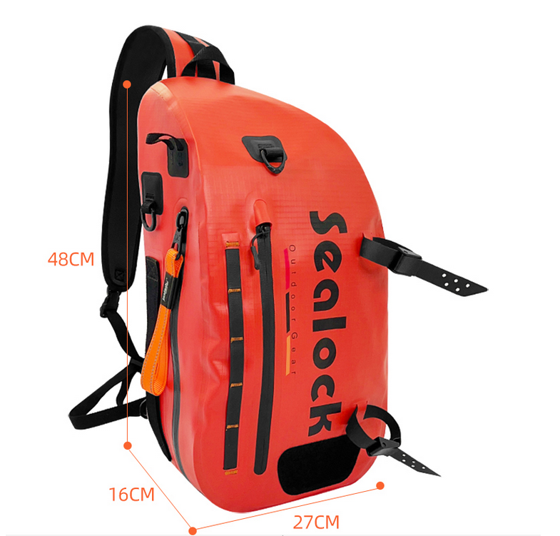 Arrantzarako Sling Pack iragazgaitzaren aurkezpena